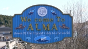PICTURES/New Brunswick - Village of Alma/t_Welcome To Alma Sign.JPG
